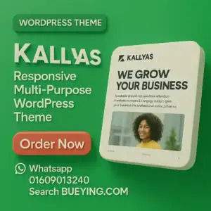 KALLYAS Responsive Multi-Purpose WordPress Theme