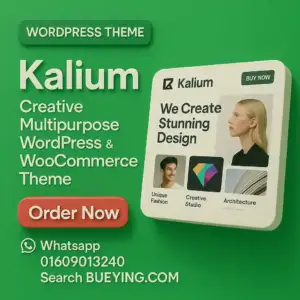 Kalium Creative Multipurpose WordPress Theme