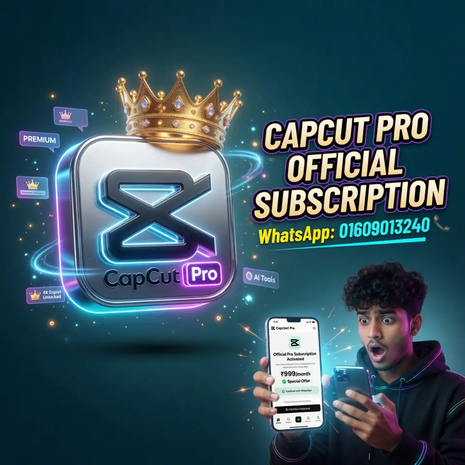 CapCut Pro Official Subscription