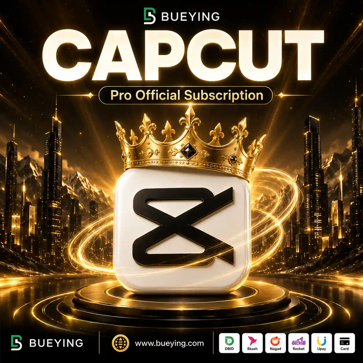 CapCut Pro Official Subscription