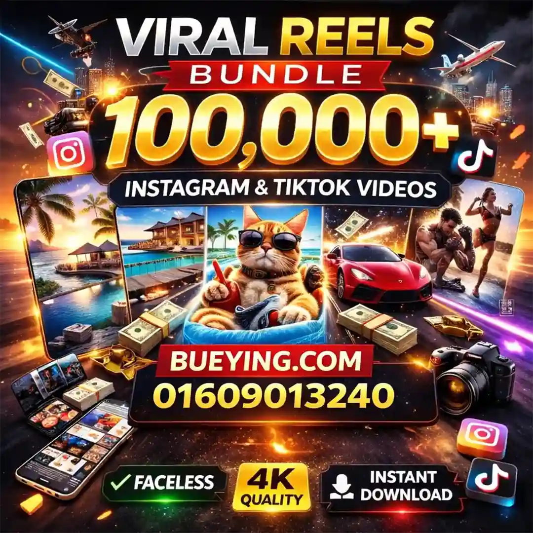 Viral FB Tiktok Instagram Reels Bundle Faceless Video Content