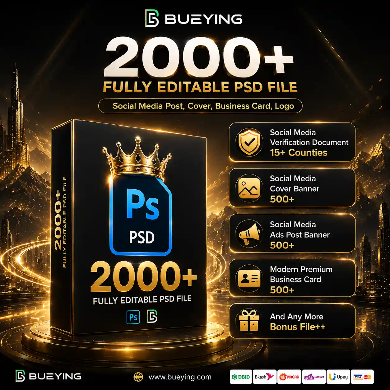 Fully Editable PSD File Bundle