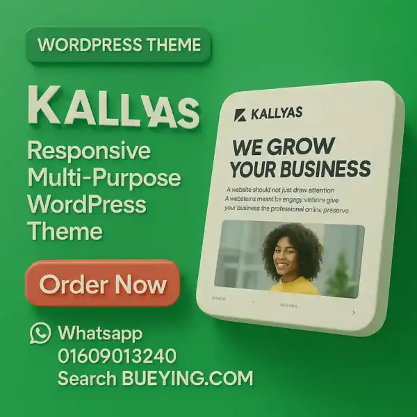 KALLYAS Responsive Multi-Purpose WordPress Theme